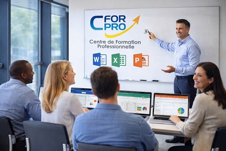 Centre de formation CFORPRO Paris - Salle informatique équipée pour formations professionnelles