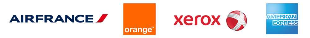 AirFrance, Orange, Xerox, American Express